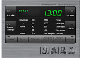 Painel Touch Lava e Seca WD1412RTB