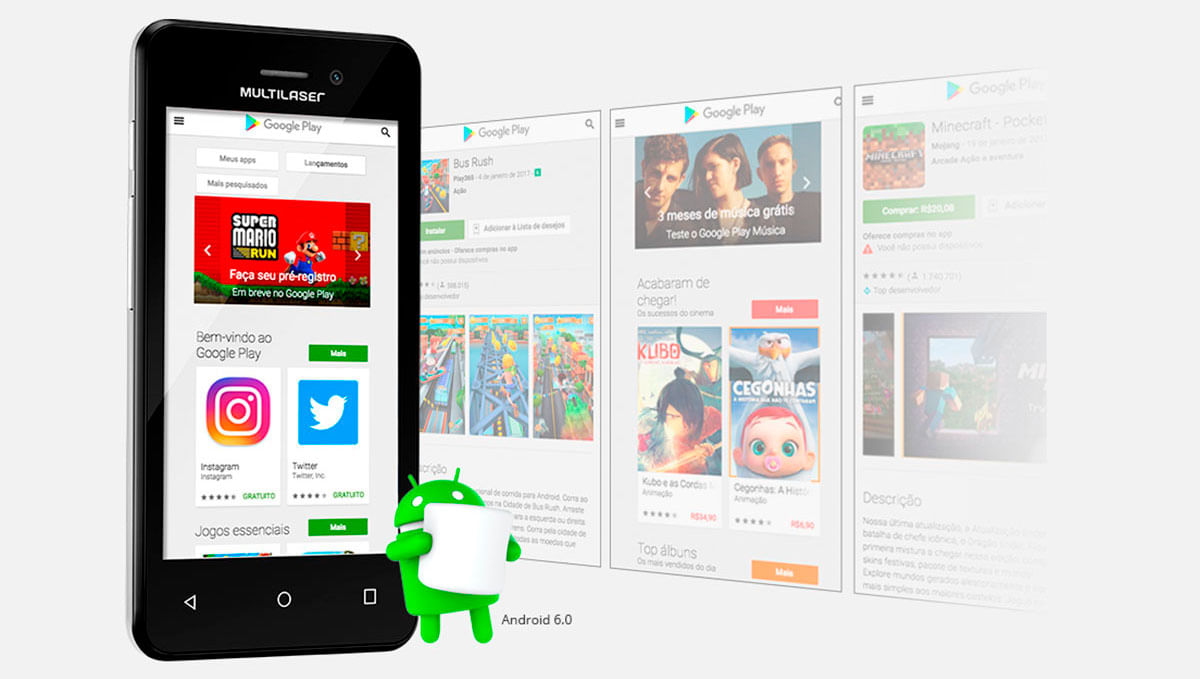 Android Smartphone Multilaser MS40S