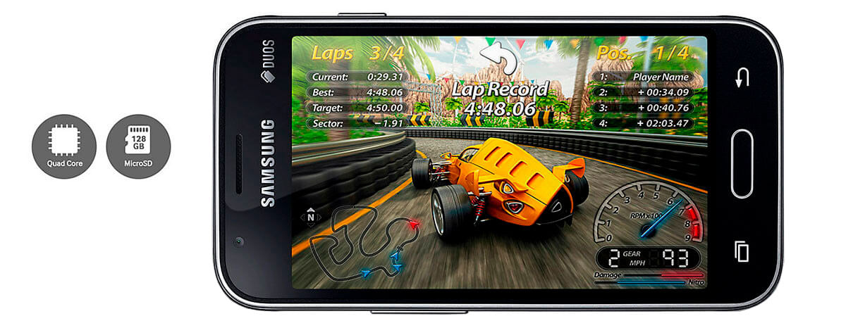 Desempenho Galaxy J1 Mini