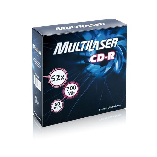 Midia CD-R Velocidade 52X Unitario Em Envelope Multilaser CD006 Menor preço em Midia CD-R Velocidade 52X Unitario Em Envelope Multilaser CD006
