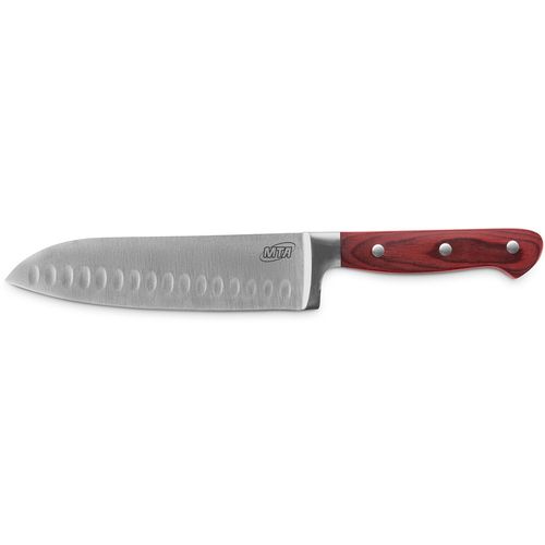 Faca para Fatiar e Picar Santoku Inox 7 Mta 9124 - - COR: INOX Menor preço em Faca para Fatiar e Picar Santoku Inox 7 Mta 9124 - - COR: INOX