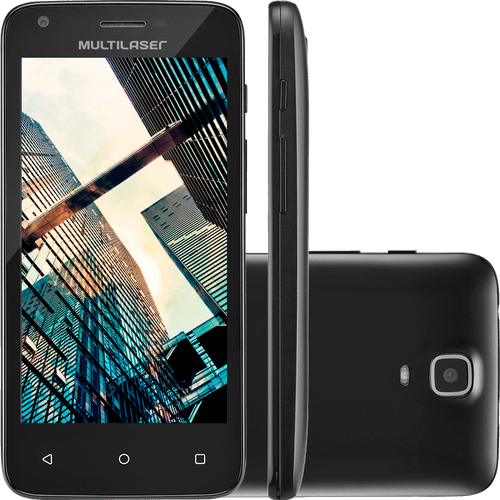 Smartphone Multilaser MS45S Colors, Tela 4.5'', 8 GB, Câmera 5 MP, Preto - P9011 Menor preço em Smartphone Multilaser MS45S Colors, Tela 4.5'', 8 GB, Câmera 5 MP, Preto - P9011