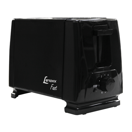 Torradeira Fast Lenoxx, Desligamento Automático, Preta - PTR201 Menor preço em Torradeira Fast Lenoxx, Desligamento Automático, Preta - PTR201