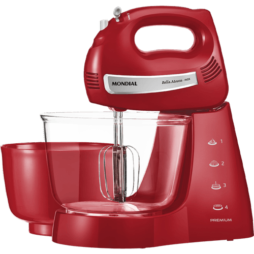Batedeira Bella Massa Mondial, 4 Velocidades - B-29 Menor preço em Batedeira Bella Massa Mondial, 4 Velocidades - B-29