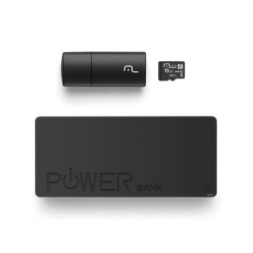 Pen Drive Multilaser Kit Power Bank 16gb - Mc220
