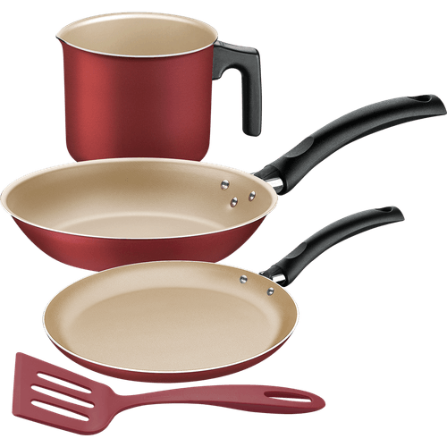 Conjunto Multiuso Tramontina Turim 4 Peças em Alumínio - 20298/745 Menor preço em Conjunto Multiuso Tramontina Turim 4 Peças em Alumínio - 20298/745