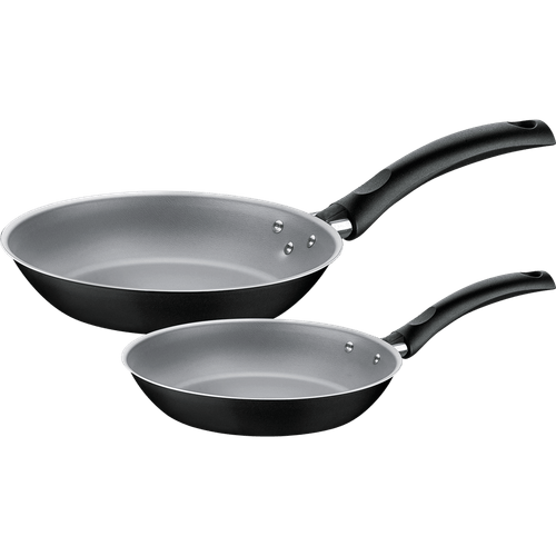 Conjunto Frigideira Tramontina Turim, 2 Peças em Alumínio, Preta - 20198/064 Menor preço em Conjunto Frigideira Tramontina Turim, 2 Peças em Alumínio, Preta - 20198/064