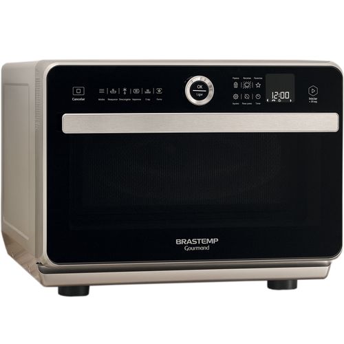 Forno Multifuncional com Micro-ondas Brastemp Gourmand - 220V Menor preço em Forno Multifuncional com Micro-ondas Brastemp Gourmand - 220V