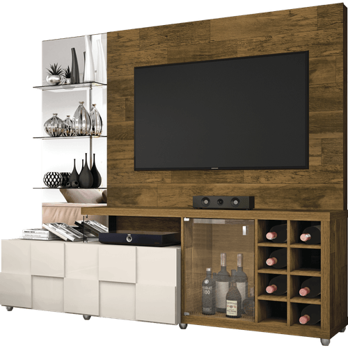 Estante Home 100% MDF - Dj Móveis New Turati Menor preço em Estante Home 100% MDF - Dj Móveis New Turati