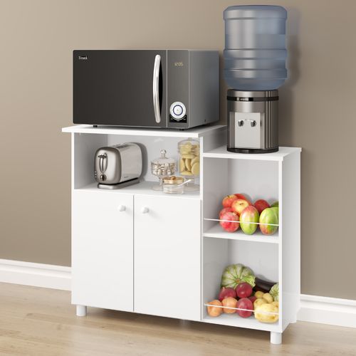 Balcão Multiuso com Fruteira 2 Portas e 2 Prateleiras - Branco é boa?