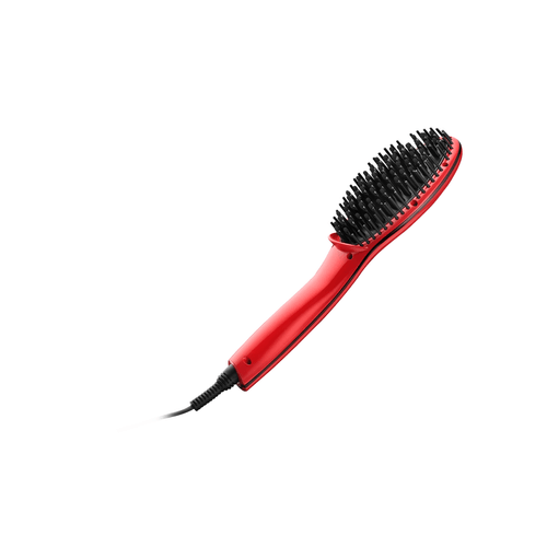 Escova Alisadora Beauty Vermelha Bivolt Multilaser - EB10 Menor preço em Escova Alisadora Beauty Vermelha Bivolt Multilaser - EB10