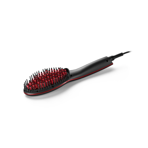 Escova Alisadora Beauty Bivolt Preta Multilaser - EB018 Menor preço em Escova Alisadora Beauty Bivolt Preta Multilaser - EB018