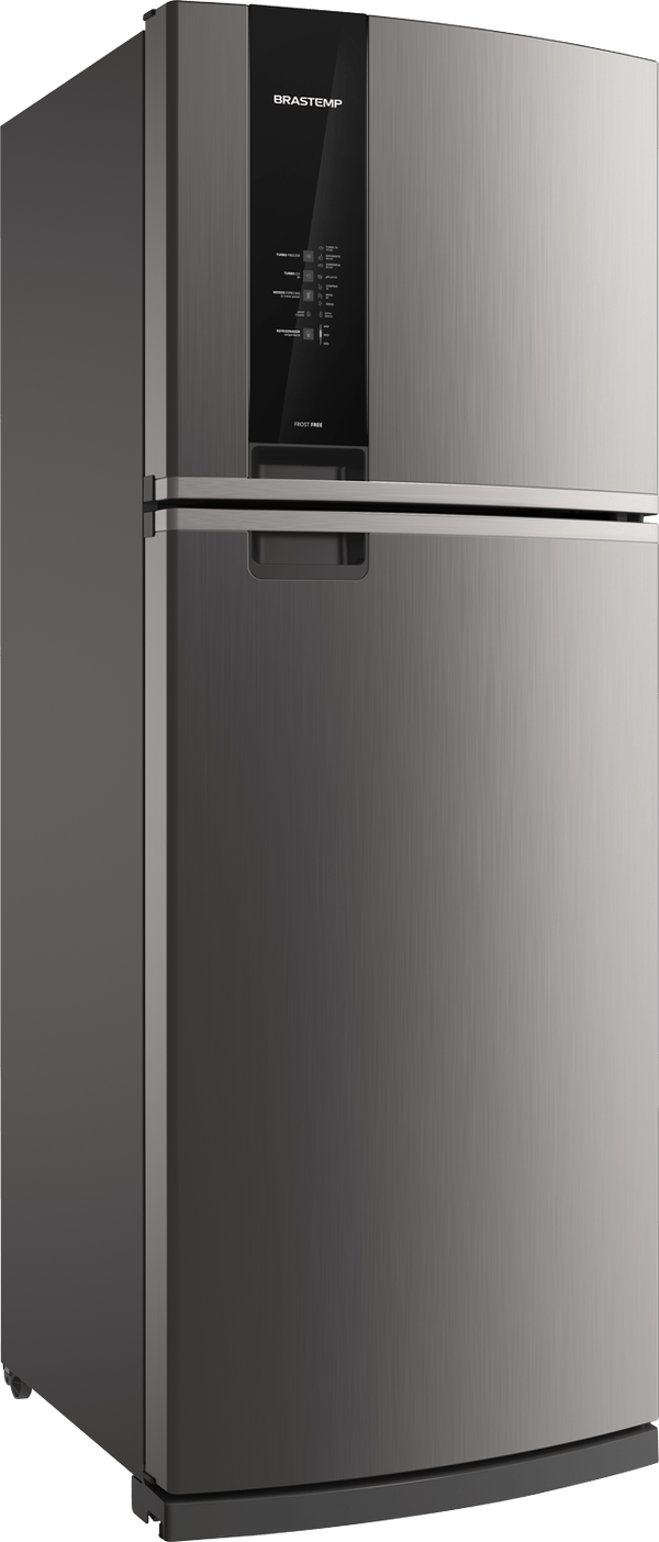 Geladeira / Refrigerador Brastemp, Duplex, Frost Free, Turbo Ice, 462L, Evox - BRM56AK 110V