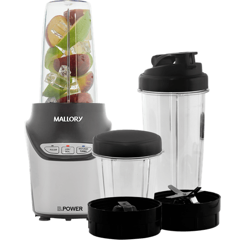 Liquidificador Mallory Super Blender Power, 1000W, 2 Copos, 3 Velocidades, 600 e 400ml Menor preço em Liquidificador Mallory Super Blender Power, 1000W, 2 Copos, 3 Velocidades, 600 e 400ml