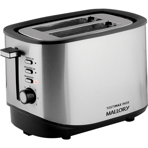 Torradeira Mallory Tostimax em Aço Inox, 7 Níveis de Tostagem - B9600019 Menor preço em Torradeira Mallory Tostimax em Aço Inox, 7 Níveis de Tostagem - B9600019