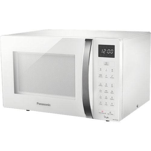Micro-ondas Panasonic 32 Litros, 900W, Branco - NN-ST65HWRU Menor preço em Micro-ondas Panasonic 32 Litros, 900W, Branco - NN-ST65HWRU