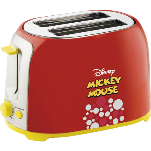 Torradeira Mallory Mickey Mouse, 6 Níveis de Tostagem, Vermelho - B96000202 Menor preço em Torradeira Mallory Mickey Mouse, 6 Níveis de Tostagem, Vermelho - B96000202