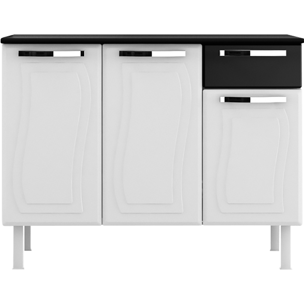 Gabinete De A O 3 Portas 1 Gaveta Colormaq Paraty Glass Bt3p1g Gabinete De A O 3 Portas 1 Gaveta Colormaq Paraty Glass Bt3p1g