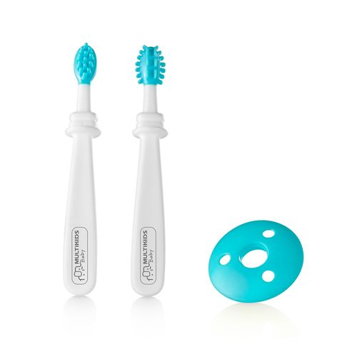 Kit Higiene Oral 3 Estágios Azul Multikids Baby Azul - BB243 Menor preço em Kit Higiene Oral 3 Estágios Azul Multikids Baby Azul - BB243
