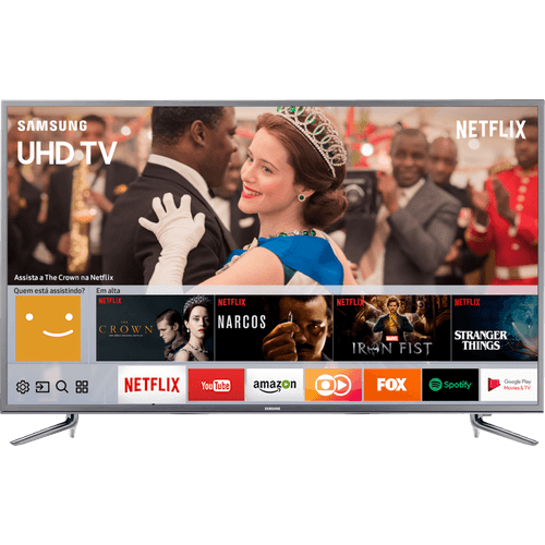 Smart TV Led Samsung 49", 4K, Wi-Fi, HDMI e USB - UN49MU6120GXZD Menor preço em Smart TV Led Samsung 49", 4K, Wi-Fi, HDMI e USB - UN49MU6120GXZD