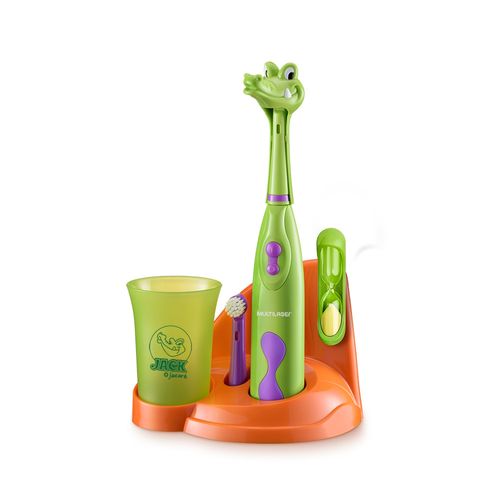 Escova dental infantil elétrica Jacaré Multilaser - HC100 é boa?