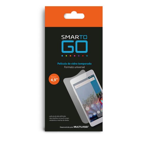 Película de vidro temperado 4,9" universal Multilaser - AC319 Menor preço em Película de vidro temperado 4,9" universal Multilaser - AC319