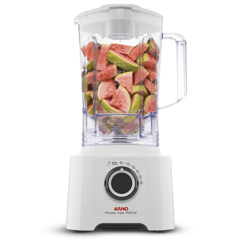 Liquidificador Arno Power Max, 5 Velocidades, 700W, Branco - LN51 Menor preço em Liquidificador Arno Power Max, 5 Velocidades, 700W, Branco - LN51