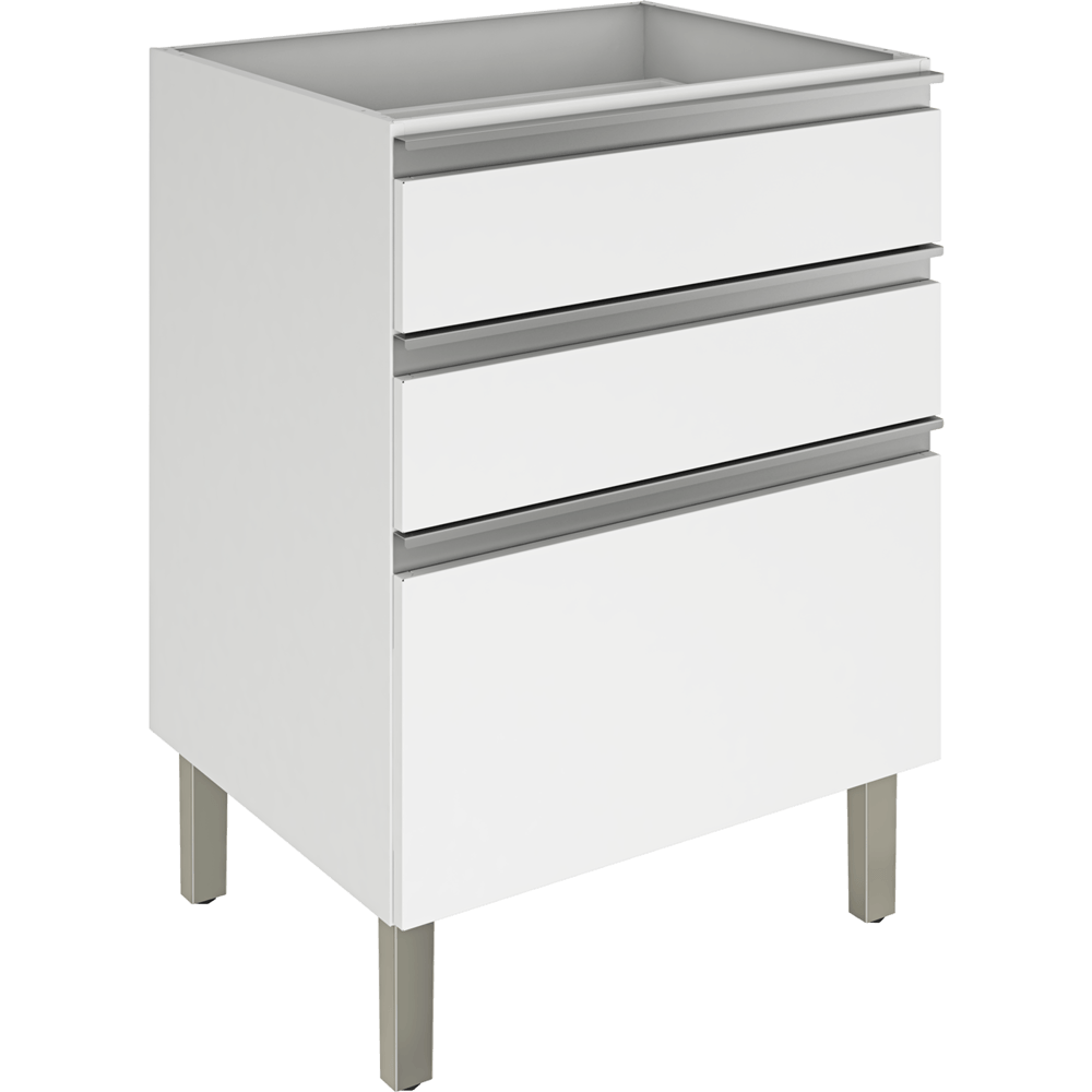 Gabinete De A O Itatiaia Clarice Sem Tampo 3 Gavetas Igg3 60 Gabinete De A O Itatiaia Clarice Sem Tampo 3 Gavetas Igg3 60