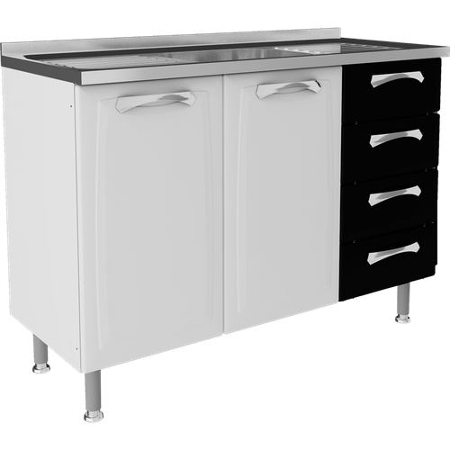 Gabinete de Aço Itatiaia Premium com Pia, 2 Portas, 4 Gavetas - IG3G4GD-120 é ruim? Gabinete de Aço Itatiaia Premium com Pia, 2 Portas, 4 Gavetas - IG3G4GD-120 é boa?