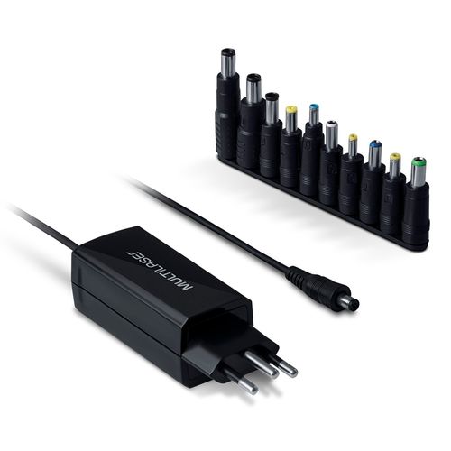 Fonte P/ Notebook Mini 65w Universal Multilaser - CB123 Menor preço em Fonte P/ Notebook Mini 65w Universal Multilaser - CB123
