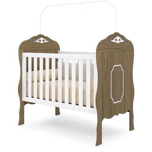 Berço / Cama 100% MDF, com Suporte para Mosquiteiro - Móveis Canaã Realeza Menor preço em Berço / Cama 100% MDF, com Suporte para Mosquiteiro - Móveis Canaã Realeza