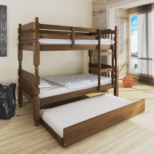 Treliche Torneada Kingston em Madeira Maciça - Castanho é ruim? Treliche Torneada Kingston em Madeira Maciça - Castanho é boa?