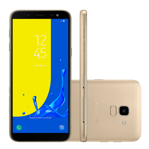 Celular Smartphone Samsung Galaxy J6 J600 32gb Dourado - Dual Chip