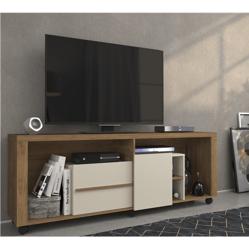 Rack em MDP para TV de 60", Pintura UV, Rodízios - Caemmun Mondrian é ruim? Rack em MDP para TV de 60", Pintura UV, Rodízios - Caemmun Mondrian é boa?