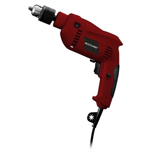 Furadeira Elétrica de Impacto 127V com 600W e 2 Velocidades Vermelho Multilaser - HO033 Menor preço em Furadeira Elétrica de Impacto 127V com 600W e 2 Velocidades Vermelho Multilaser - HO033
