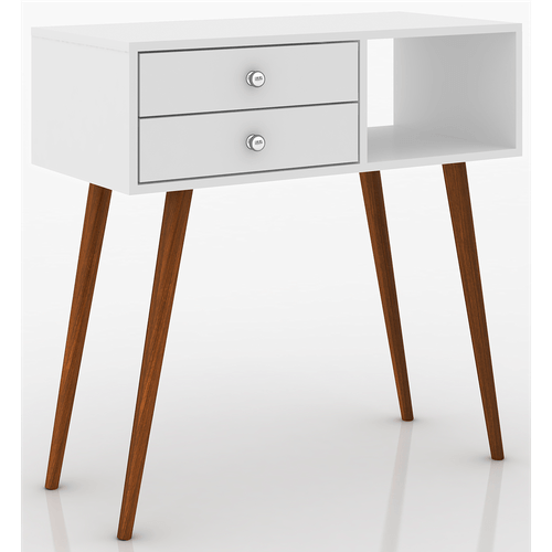 Penteadeira Retrô em MDP, com 2 Gavetas - Móvel Bento RT3027 Menor preço em Penteadeira Retrô em MDP, com 2 Gavetas - Móvel Bento RT3027