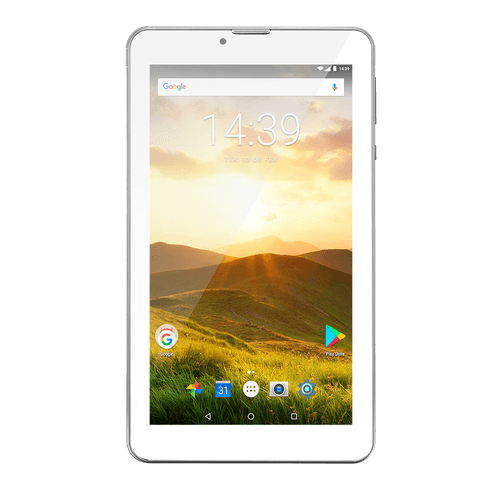 Menor preço em Tablet M7  4G Plus Quad Core 1 GB de RAM Câmera Tela 7 Memória Interna 8GB Bluetooth Prata - NB293