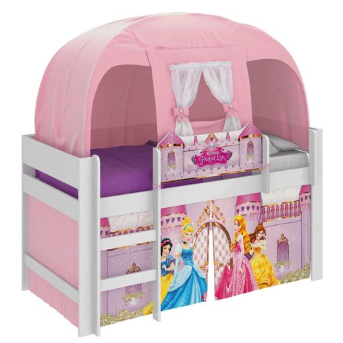 Cama Infantil com Dossel Barraca Princesas Disney Play Pura Magia Menor preço em Cama Infantil com Dossel Barraca Princesas Disney Play Pura Magia