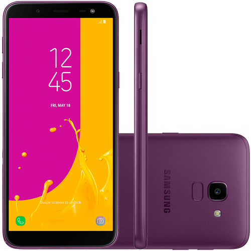 Celular Smartphone Samsung Galaxy J6 J600 32gb Violeta - Dual Chip