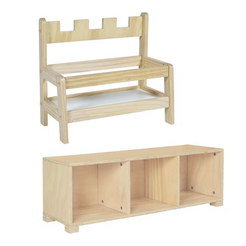 Porta Livros e Organizador Castelo 3 Nichos Montessoriano - Casatema é boa?