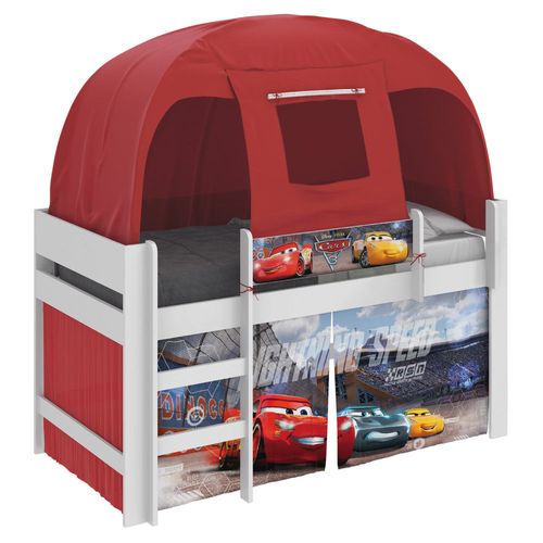Cama Infantil com Barraca Carros Disney Play e Cortina Pura Magia Menor preço em Cama Infantil com Barraca Carros Disney Play e Cortina Pura Magia