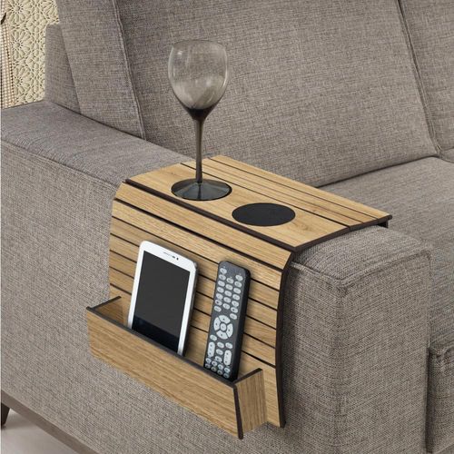 Esteira para Braço de Sofá Porta Copos e Controle - Carvalho Natural é ruim? Esteira para Braço de Sofá Porta Copos e Controle - Carvalho Natural é boa?