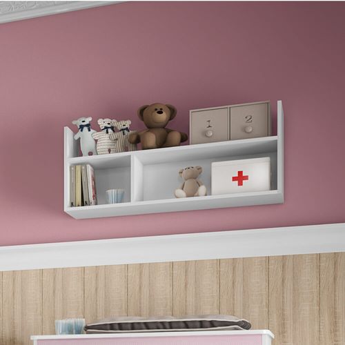 Estante Livreiro de Parede com 2 Nichos - Branco é ruim? Estante Livreiro de Parede com 2 Nichos - Branco é boa?