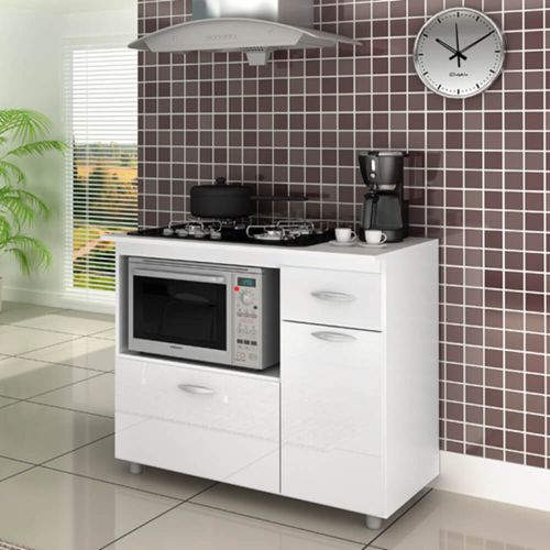 Balcão para Cooktop 5 Bocas, Forno ou Micro-ondas - Branco é ruim? Balcão para Cooktop 5 Bocas, Forno ou Micro-ondas - Branco é boa?