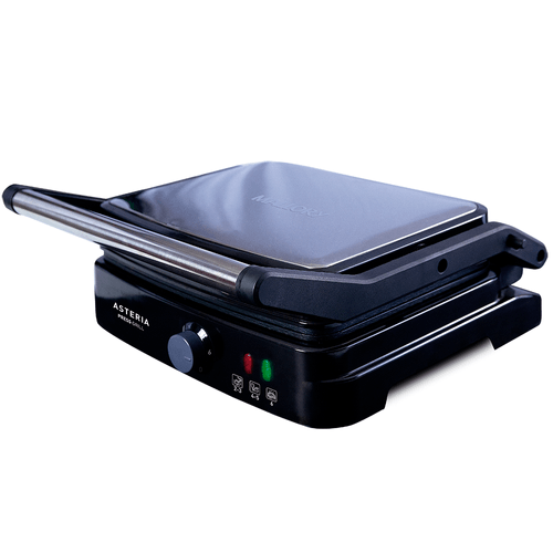 Sanduicheira e Grill Asteria Mallory, Luzes Indicadoras, Inox/Preto - B96800952 - 220V Menor preço em Sanduicheira e Grill Asteria Mallory, Luzes Indicadoras, Inox/Preto - B96800952 - 220V
