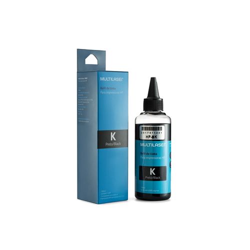 Refil de Tinta para Impressoras HP 100 ml Cor Preto - RF001 Menor preço em Refil de Tinta para Impressoras HP 100 ml Cor Preto - RF001