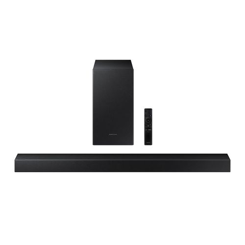 Soundbar Samsung HW-T450, com 2.1 canais, Potência de 200W, Bluetooth e Subwoofer sem fio - Preto é ruim? Soundbar Samsung HW-T450, com 2.1 canais, Potência de 200W, Bluetooth e Subwoofer sem fio - Preto é boa?