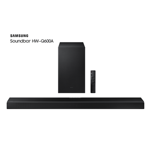 Soundbar Samsung 3.1.2 Canais, 360W, Bluetooth®, Subwoofer Sem Fio, Dolby Atmos, Acoustic Beam, Preto - HW-Q600A/ZD Menor preço em Soundbar Samsung 3.1.2 Canais, 360W, Bluetooth®, Subwoofer Sem Fio, Dolby Atmos, Acoustic Beam, Preto - HW-Q600A/ZD