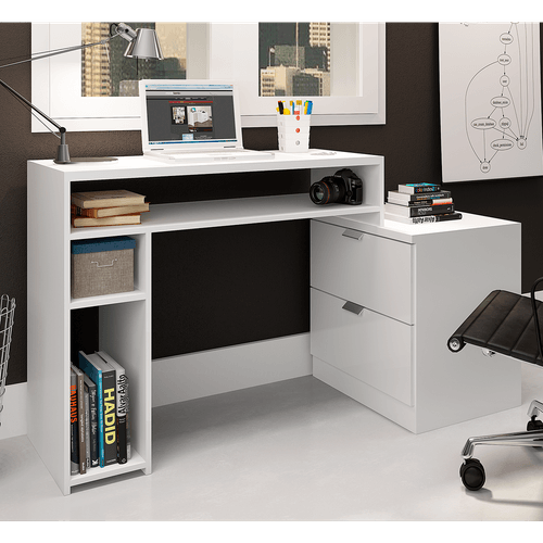 Rack Multiuso em MDP, 2 Gavetas e 3 Prateleiras - Móvel Bento MSM420 Menor preço em Rack Multiuso em MDP, 2 Gavetas e 3 Prateleiras - Móvel Bento MSM420