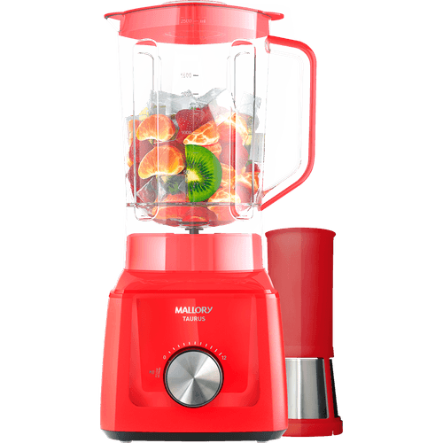 Liquidificador Mallory Taurus, 3,1 Litros, 12 Velocidades, Vermelho - B9120200 Menor preço em Liquidificador Mallory Taurus, 3,1 Litros, 12 Velocidades, Vermelho - B9120200